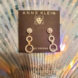Authentic Anne Klein Diamond Earrings